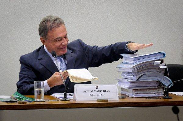 Senador Alvaro Dias (PODE-PR). Foto: Pedro França/Arquivo Agência Senado