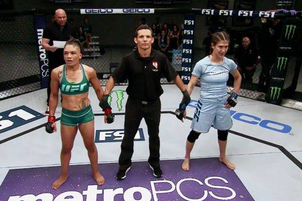 Eubanks (à esquerda) foi substituída por Modafferi no TUF Finale 26.