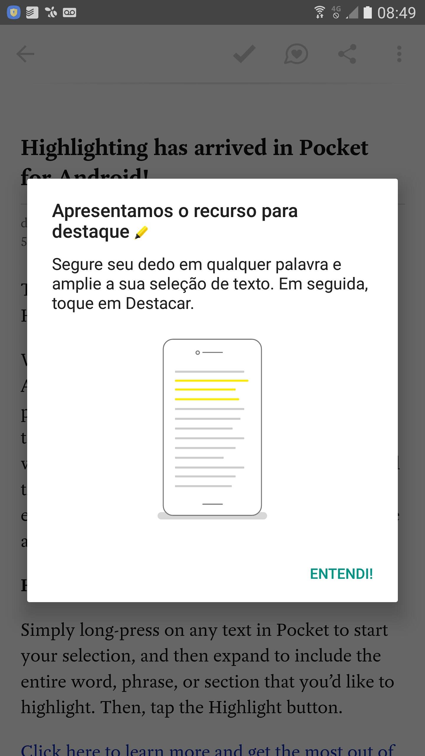 Pocket app dicas para o melhor uso