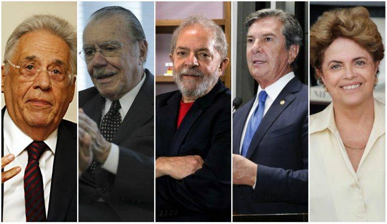 Mordomias a ex-presidentes do Brasil já custaram R$ 36 milhões aos cofres públicos Fotos: Christian Rizzi/Arquivo Gazeta do Povo; José Cruz/ Agência Brasil; Nelson Almeida/AFP; Waldemir Barreto/Agência Senado; e Roberto Stuckert Filho/Fotos Públicas