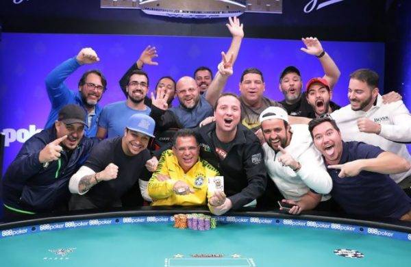 Roberly Felício, campeão do Colossus. Foto: WSOP 2018
