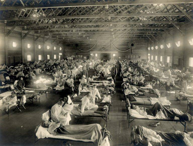 A gripe espanhola Foto: US Army photographer/Otis Historical Archives Nat'l Museum of Health & Medicine