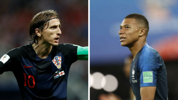 Modric e Mbappe. Jonathan Campos/Gazeta do Povo, enviado especial à Rússia