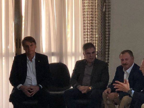 Bolsonaro e Flávio Rocha. Foto: Divulgação.