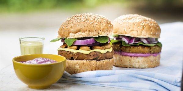Hamburguer vegano – Letícia Akemy/Gazeta do Povo