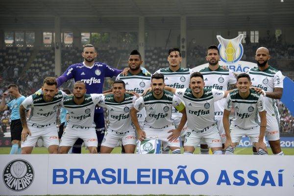 RJ - VASCO-PALMEIRAS - ESPORTES - Time posado do Palmeiras antes da partida entre Vasco e Palmeiras, válida pela Série A do Campeonato Brasileiro 2018, no Estádio São Januário no Rio de Janeiro (RJ), neste domingo (25). 25/11/2018 - Foto: DHAVID NORMANDO/FUTURA PRESS/FUTURA PRESS/ESTADÃO CONTEÚDO