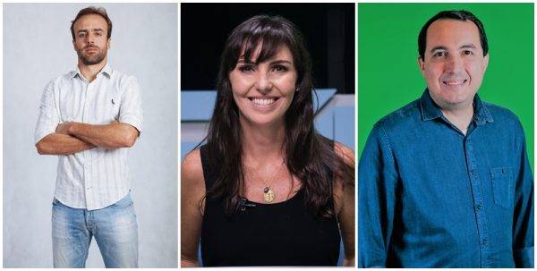Glenda, Roger e Cereto são novidades em grade do SporTV para 2019.