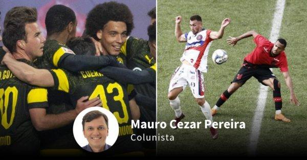 Montagem com jogos desse final de semana de Borussia e Athletico. Fotos: Robert Michael/AFP e André Rodrigues/Gazeta do Povo