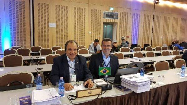 Deputados da comitiva brasileira participam da 21ª Reunião Extraordinária da Comissão para Conservação do Atum do Atlântico, na Croácia. Foto: Reprodução/Facebook