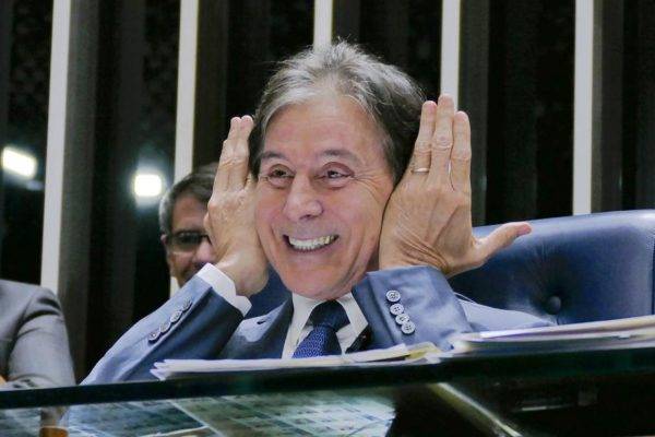 O ex-presidente do Senado Federal, Eunício Oliveira (MDB-CE), que encerrou seu mandato em janeiro de 2019. Foto: Roque Sá/Agência Senado