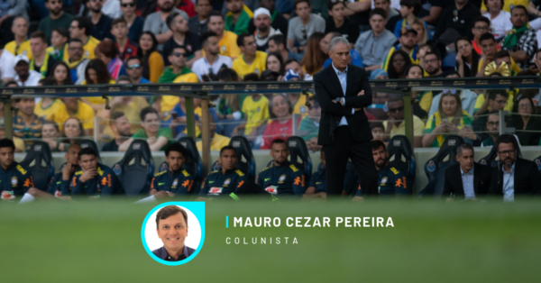 Tite, técnico da seleção brasileira, durante vexame contra o Panamá. Foto Pedro Martins / MoWA Press