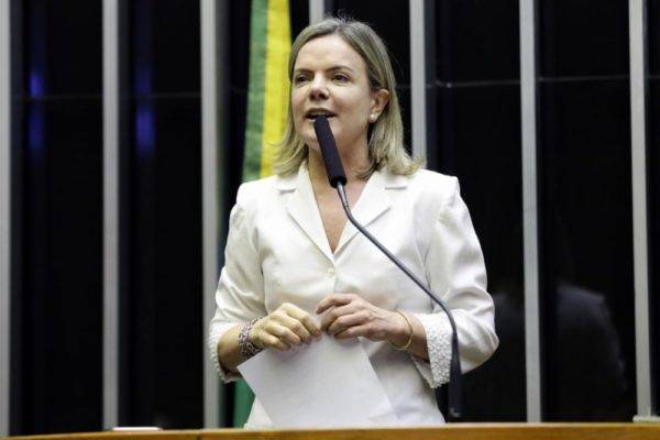 Gleisi Hoffmann (PT) (Foto: Najara Araújo/Câmara dos Deputados)