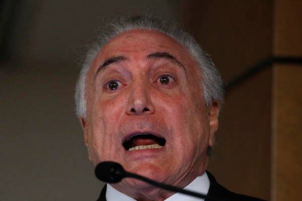 O ex-presidente Michel Temer, investigado por corrupção. Foto: Jonathan Campos.